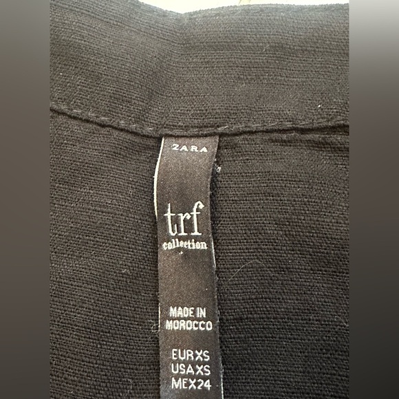 Zara Black V-Neck Dress - Picture 6 of 7